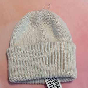 Urban Outfitters Chloe ribbed beanie. Cream/off white 🤍 🆕 NEW with tags. $10ea